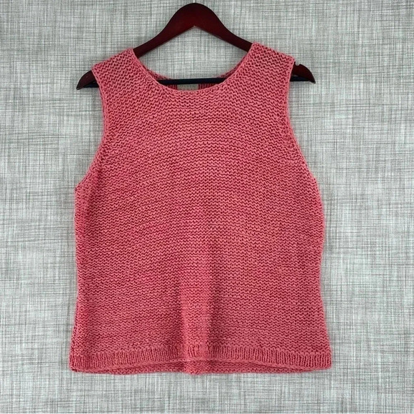 Sigrid Olsen sport XL knited tank top pink 2298 - Picture 1 of 7